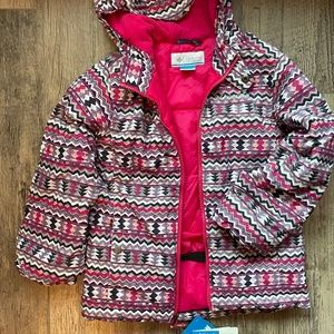 New girls Columbia snow suit size xs